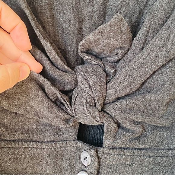 Universal Thread Button Down Tie Knot Dress Sz M - Picture 6 of 8